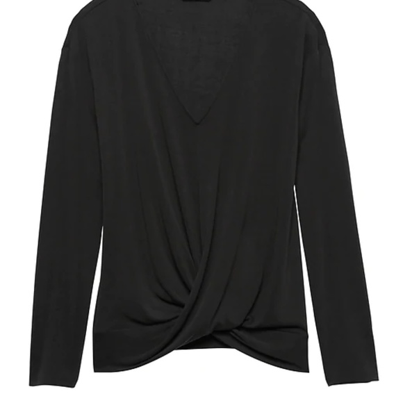Banana Republic Tops - NWT, BR Sandwash Modal Blend Twist-Front Top